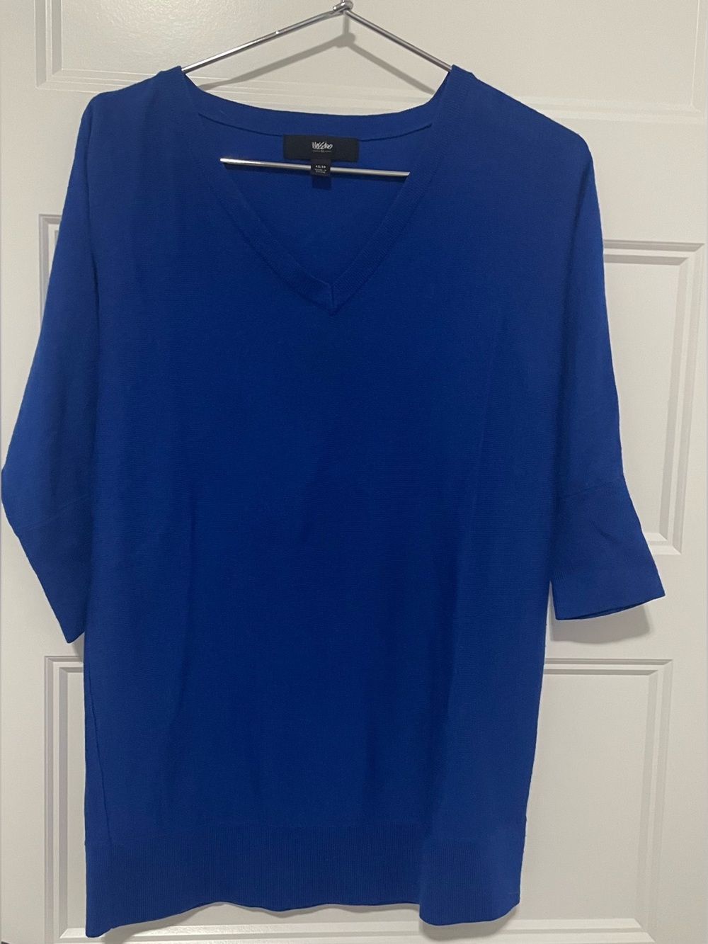 XS - royal blue 3/4 sweater